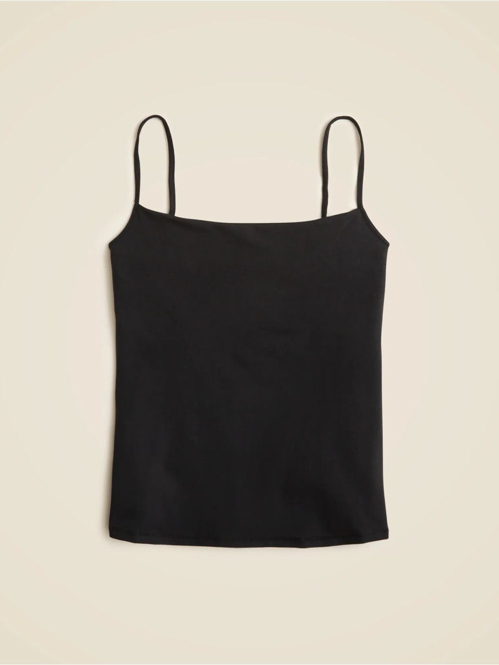 J Crew Stretch cotton shelf-bra tank top